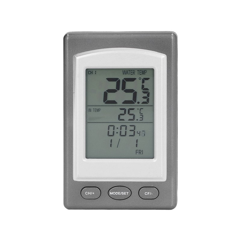 Wireless Swimming Pool Thermometer Solar Powered Floating Water Thermometer with