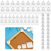 Forzater 60 Pcs Adhesive Picture Hanger Foamboard Picture Hanging Hooks