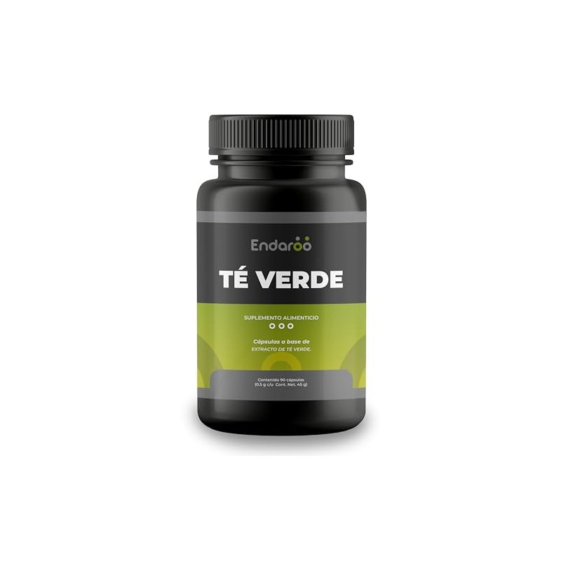 Té Verde, 90 Cápsulas, Suplemento Natural para Energía y Control