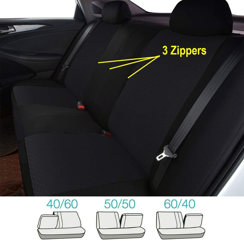 Flying Banner Car Seat Covers Set Front Seats and Rear