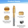 M METERXITY 1-Set Metric Thread Tap, HSS Titanium Coated M3