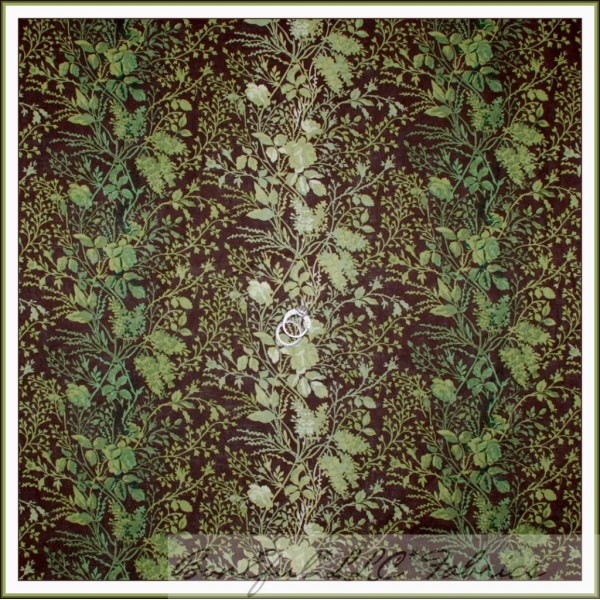 David Textiles BonEful Fabric FQ Cotton Quilt Green Ivy Leaf