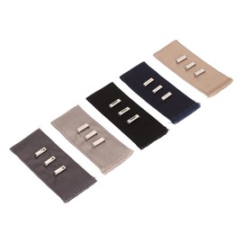 Extensor de Cintura de Pantalones ajustable. Extensor de Cintura con Gancho Suave, Portátil y Fácil de Usar, 5 Piezas