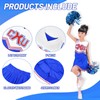 LOLANTA Girls’ Red & Blue Cheerleader Costume, Including Poms, Socks,