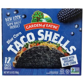 Garden of Eatin' Taco Shells, Blue Corn, 5.5 oz. (Pack of 12)