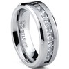 Metal Masters Titanium Men's Wedding Band Engagement Ring with 9