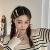 Zixui Hair Pin, Hair Clip, Ducker Clip, Bangs, Matte Dull