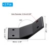 PATIKIL 135 Degree Angle Corner Brackets, 2Pcs 2.36x2.05 Inch Aluminum