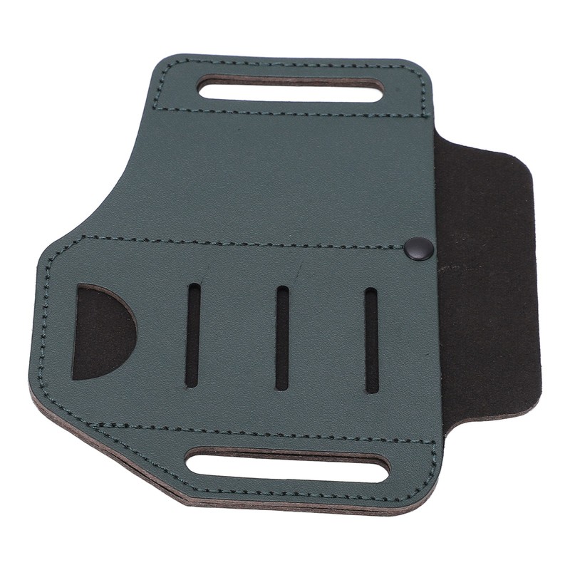 Leather Sheath EDC Organizer Multi Pockets Essentials Carrier Multitool Belt