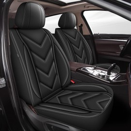 RAWAKORW Car Seat Covers Fit for Lexus RX 350 2007-2023 2024, Faux Leather Custom Full Set Seat Cover with Airbag Compatible, Waterproof Automotive Car Seat Protector (Black Line)