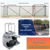 Sliding Gate Rollers, Nylon Cantilever Slide Gate with Covers, 4"