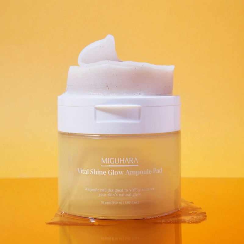 MIGUHARA Vital Shine Glow Ampoule Pads 70 Sheets