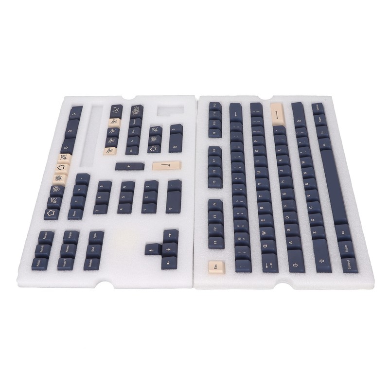 Mechanical Keyboard Keycap 128 Key PBT Keycap Set Contrasting Colors