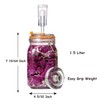 JILLMO Fermentation Jar, 1.5 Liter Glass Fermenting Jar with Fermenting