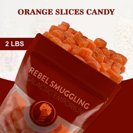 Orange Slices Candy Bulk 2LB Bag by Rebel Smuggling Galactic Emporium