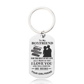 Bf Boyfriend Birthday Valentines Gifts for Him Boyfriend Keyring Gifts for Boyfriend Bf Anniversary Romantic Gifts for Men Boyfriend Long Distance Relationship Gifts for Men Him Boyfriend Keychain