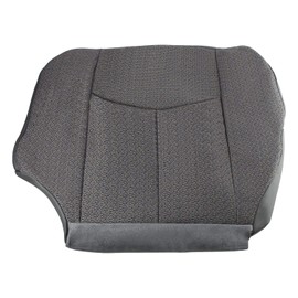 AUTOKAY Driver Bottom Cloth Seat Cover Fits for Chevy Silverado 1500 HD 2500 HD Work Truck 2003 2004 2005 2006 2007