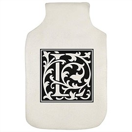 'Decorative Letter L' Hot Water Bottle Cover (HW00020698)