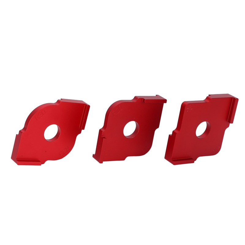 3PCS Radius Jig Router Template Handheld Aluminum Alloy Rust Proof