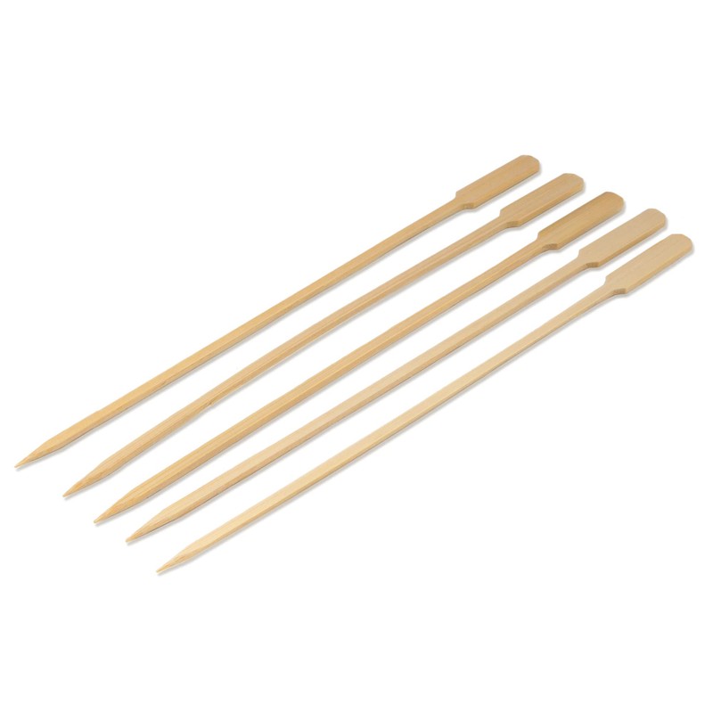 BambooMN 11" Premium Bamboo Arrow Shrimp Meat Fruit Kebab Skewer