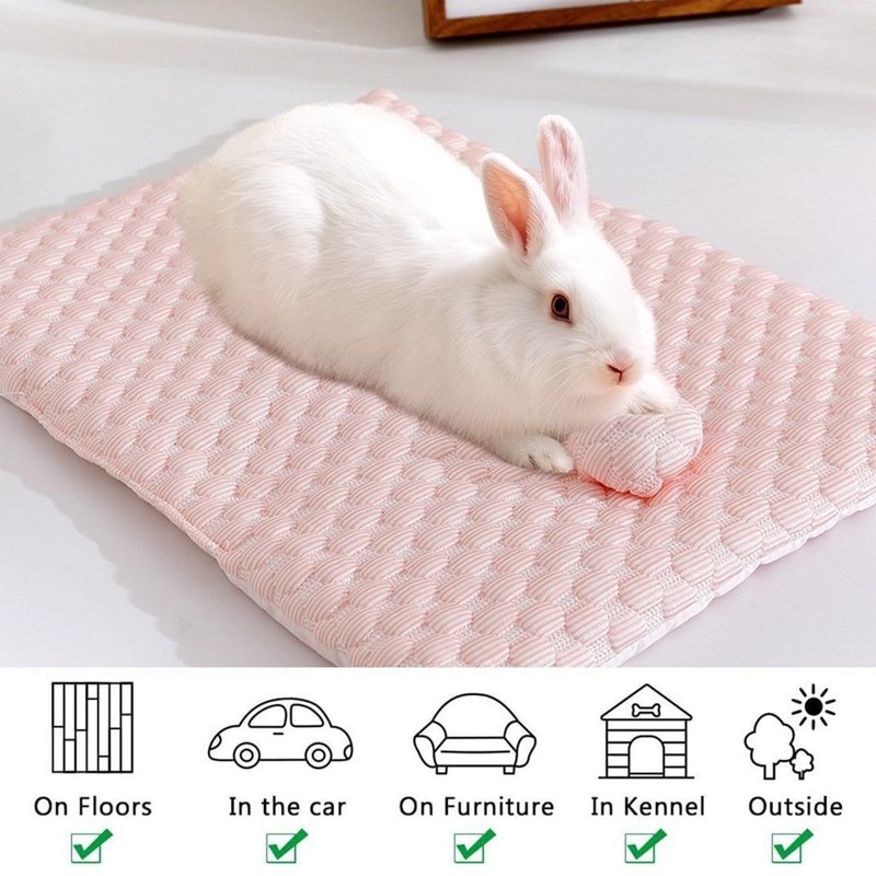 FOSDICK Small Pet Cooling Mat, 41x 30cm Rabbit cooling Mat,