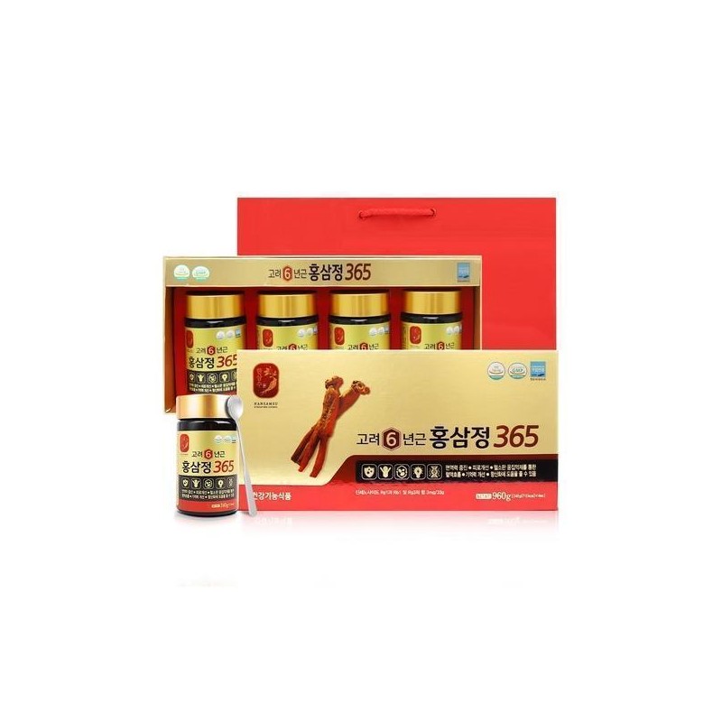 국내산 6년근 홍삼정 240gx2병 홍미삼 면역력증진 피로개선 항산화 Korean Red
