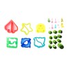 6PCS Sandwich Cutters 12PCS Cookie Vegetable Fruit Cutter Shapes Set