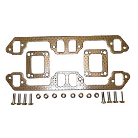 Papi Noah Exhaust Header Gaskets + Hardware Bolt Kit Fits 5.2 5.9 6.6 7.2 I6 V8 Engine SET