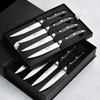 Henckels Forged Contour 8-pc Steak Knife Set - Black