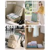 Narwey 5 Teilige Set Kompression Koffer Organizer, Compression Packing Cubes