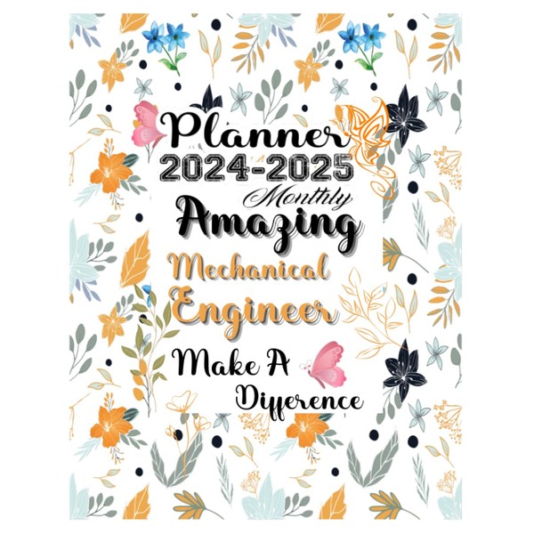 Mechanical Engineer Gift: Planners for Mechanical Engineer: Two Years Monthly