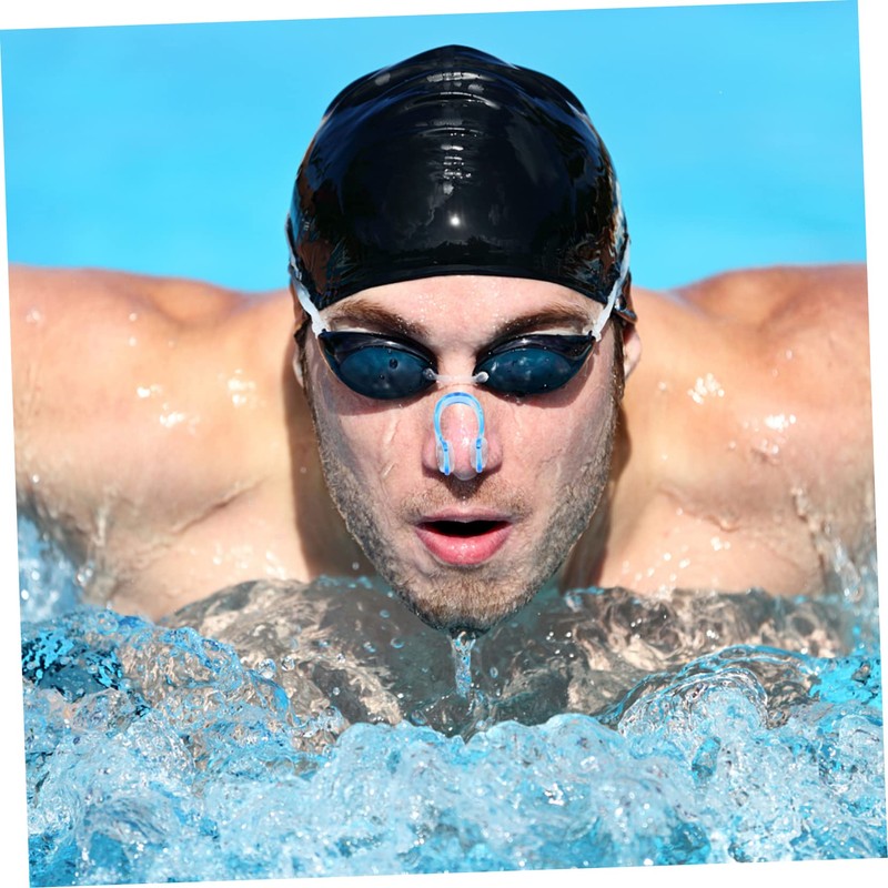 OHPHCALL Swimming Ear Protection Kit 4pcs Earplugs Nose Clip Set