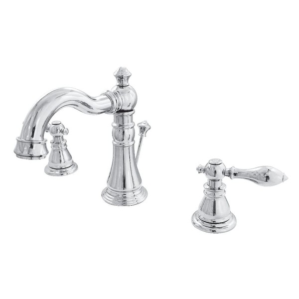 Kingston Brass FSC1971ACL American Classic Widespread Lavatory Faucet, 5-5/16" Spout Reach, Polished Chrome