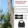 High Limb Rope Saw 55 Inch Rope Saw for Tree