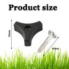 2 Pcs Universal Lawnmowers Handle Wing Nut And Bolt, triangle