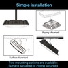 HYPERLITE LED Canopy Light 45W 6300Lumens,9.5"x9.5" LED Canopy Lights 5000K