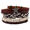 Sukkhi Lavish Adjustable Leather Multi Colour Bracelet for Men (BC80855SK)
