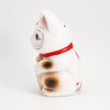 Seto-yaki Maneki Neko Piggy Bank, 6.3 inches, Hand-Painted Japanese Lucky