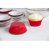 Fox Run 4926 Red Foil Bake Cups, Standard, 32 Cups