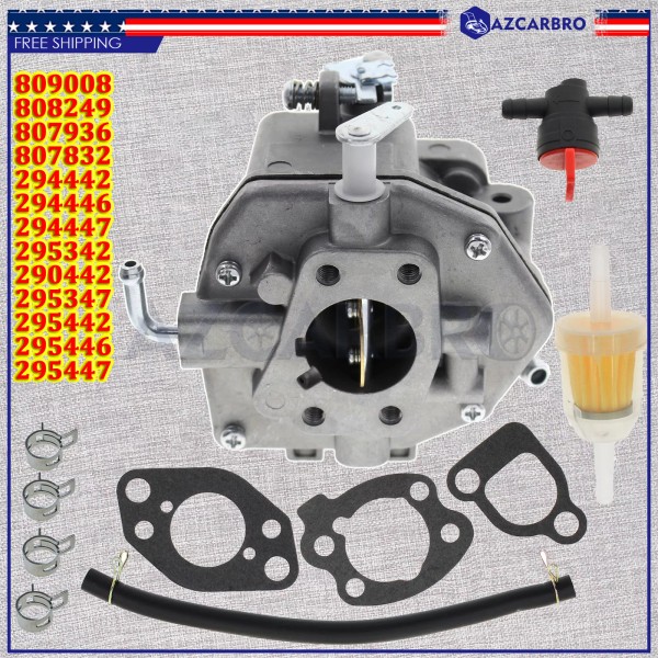 Azcarbro For BS 294442 294446 294447 295342 290442 Carburetor w/Gasket