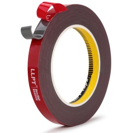 LLPT Double Sided Heavy Duty Tape Waterproof Permanent Mounting Tape 1/2" x 18Ft Two Sided Adhesive Photo Frame Hanging Strips for Poster Automotive Home Deco (G461113mm)