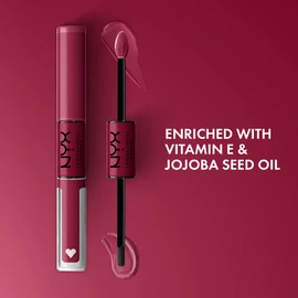 NYX Professional Makeup Lip Gloss – Highly Pigmented and Long-Lasting Formula – Non-Staining – Shine Loud – 16 Goal Getter