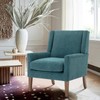 COLAMY Modern Wingback Living Room Chair, Upholstered Fabric Accent Armchair,