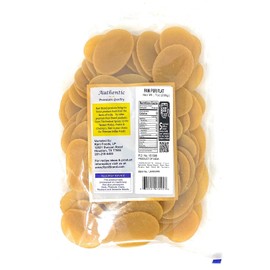 Rani Pani Puri Coins 7oz (200g) 80-85 Coins ~ Uncooked, Microwaveable wheat and Semolina Coins ~ All Natural | Vegan | NON-GMO