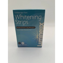 Lumineux Teeth Whitening Strips -Enamel Safe- 42 Strips (21 Strips) Lumineux