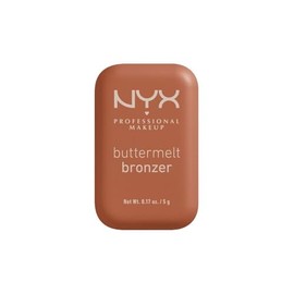 NYX Professional Makeup Buttermelt Bronzer, bronceador cremoso en polvo con alta pigmentación, fórmula vegana, acabado natural con duración hasta por 12H, 5g – Tono Butta Ballin (Claro medio cálido)