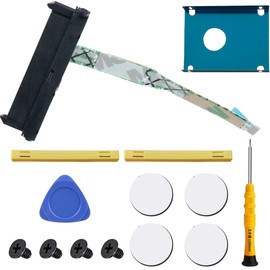 ZHUROUPU Laptop 2.5inch HDD/SSD Hard Drive Cable Connector Replacement for ASUS VivoBook S14/S15 S430 S530 S430U S530U S5300 X512 F512 S4300 X530 F412 R564 X412 NBX00014F100 with Universal Bracket