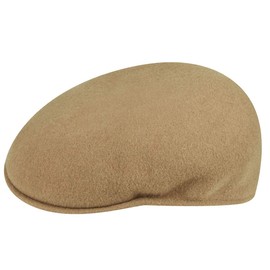 Kangol Wool 504 Hat for Men and Women, Camel, Large