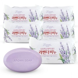 Dongseo Angie Lavender Facial Soap with a Great Scent 150g (5 pcs)