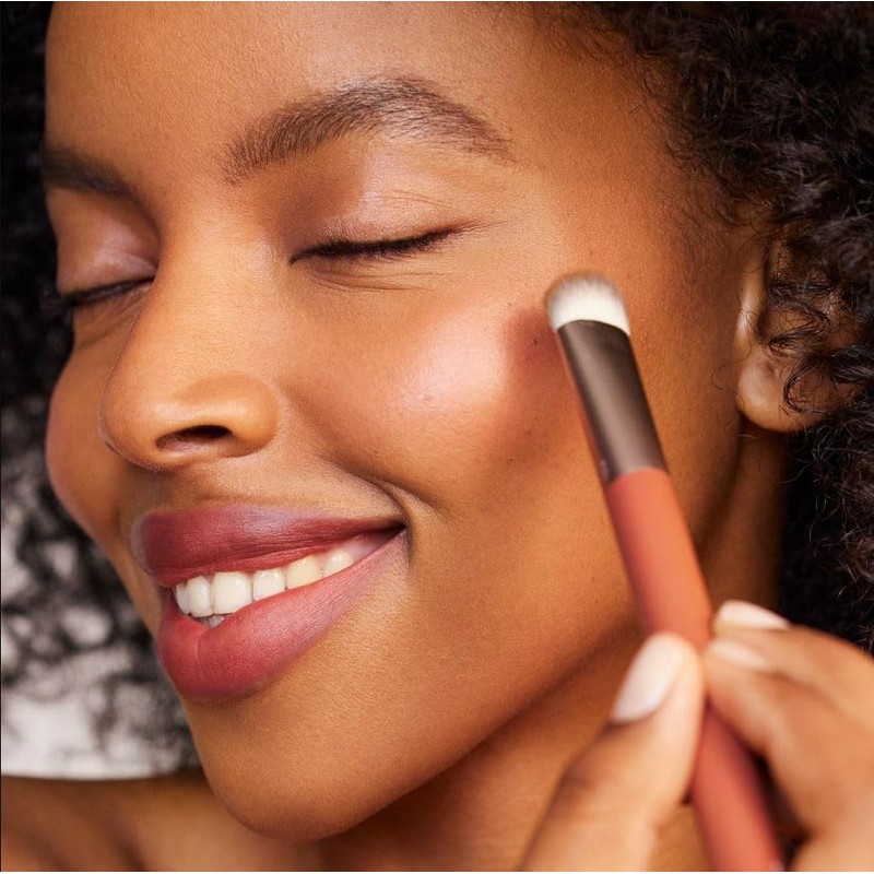 Rose Inc Number 4 Dual-Ended Concealer Brush - Vegan 2-in-1